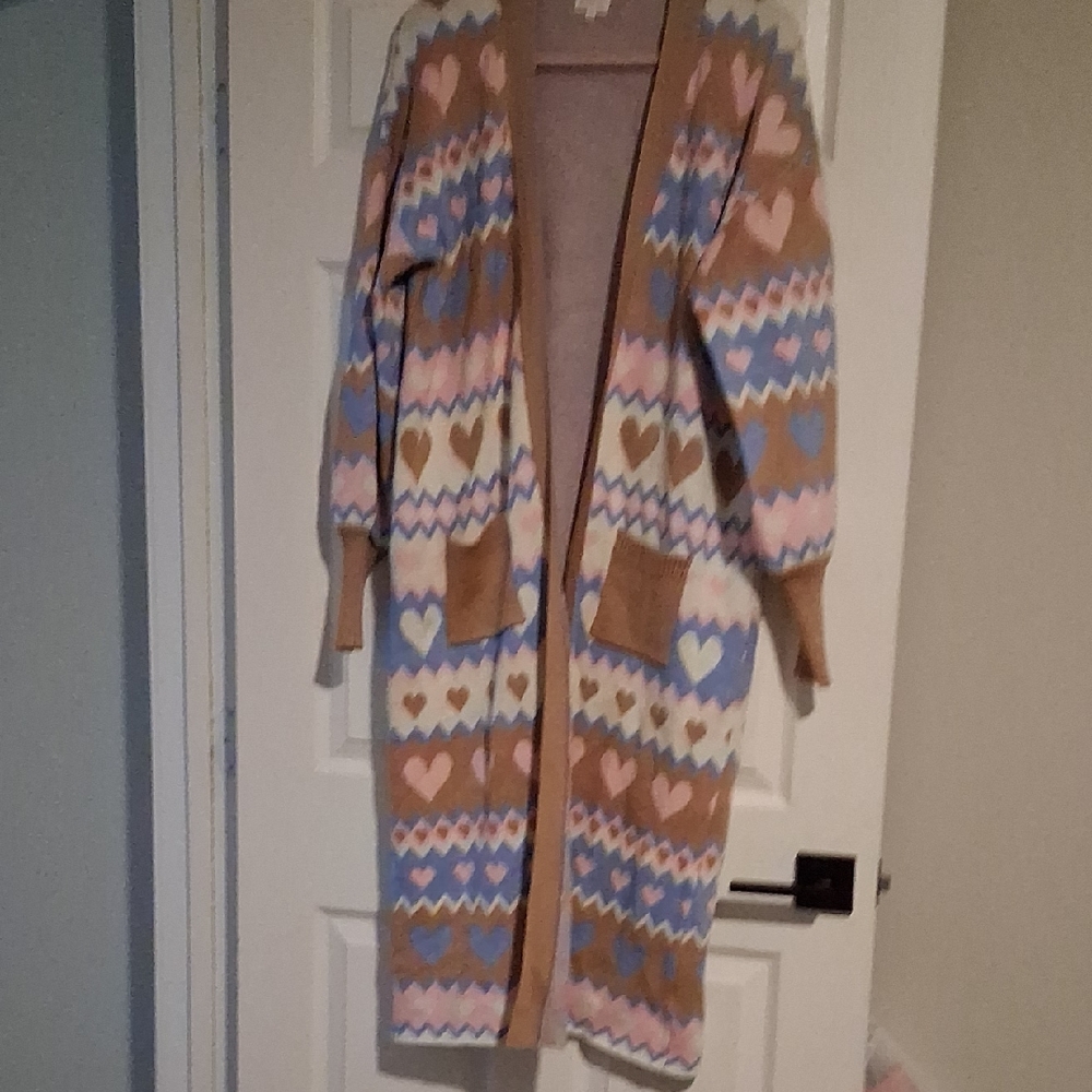 Women's Multicolor Patterned Cardigan